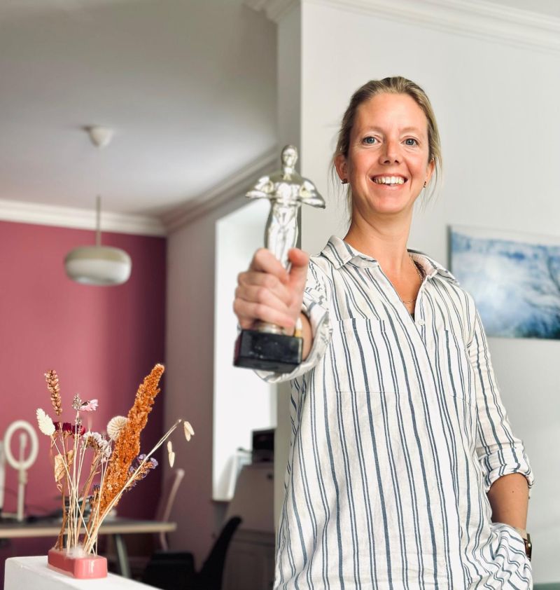 Melanie Hoffmann mit Auszeichnung für den besten Pitch